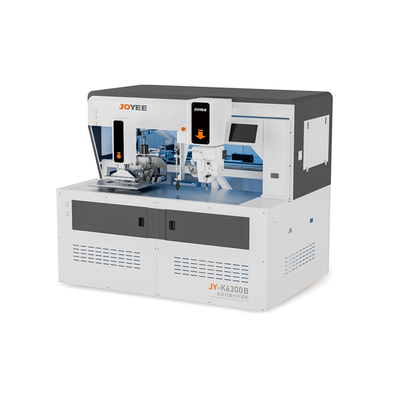 JY-K6300B  Автоматическая машина для втачивания кантов в карманы с лазерной резкой